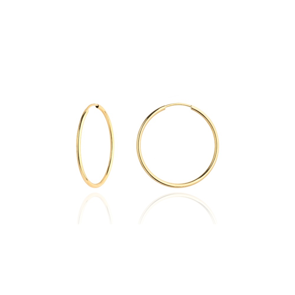 Cercei Creole Aur 14K - 1.2 cm (Greutate: 0.34)