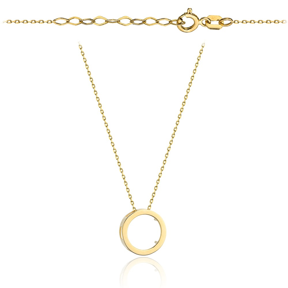 Colier Aur cu Verigheta- Aur 14k (Greutate: 1.98)