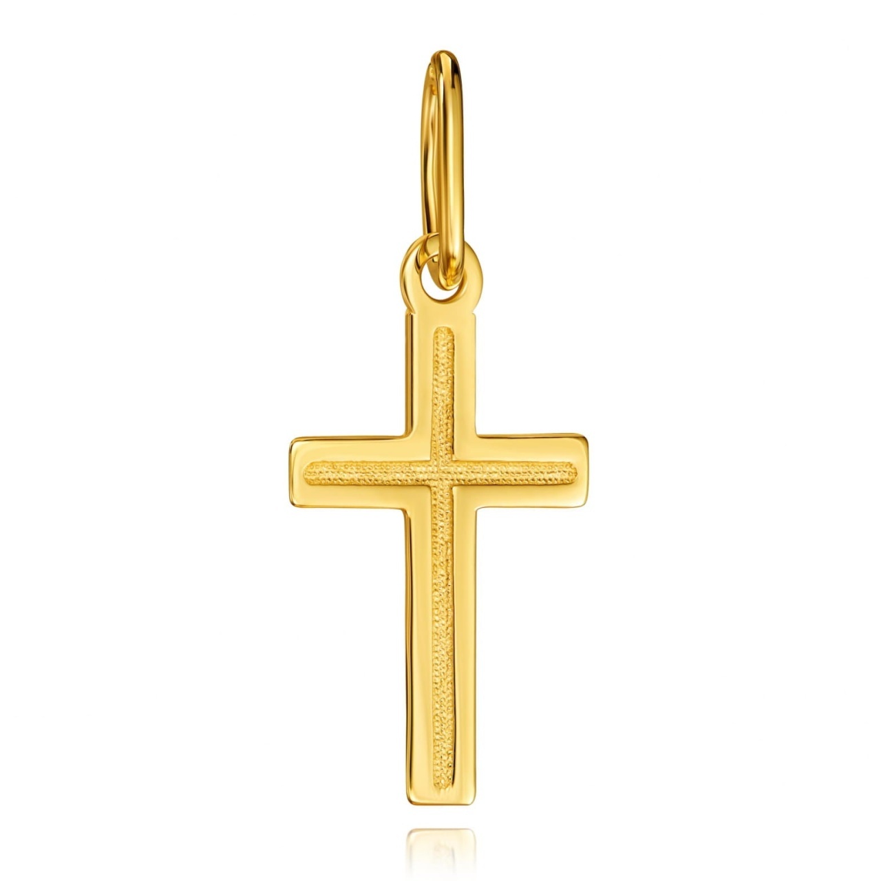 Cruciuliță Elegantă din Aur 8K pentru Botez și Împărtășanie (Title: Default Title)