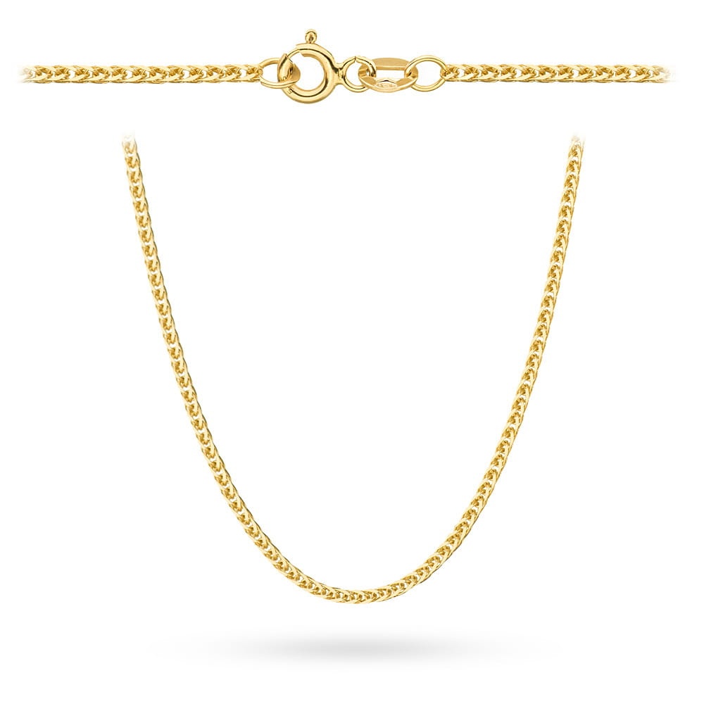 Lanț din Aur 14K, Model Coadă de Vulpe, 60 cm (Greutate: 6.72)