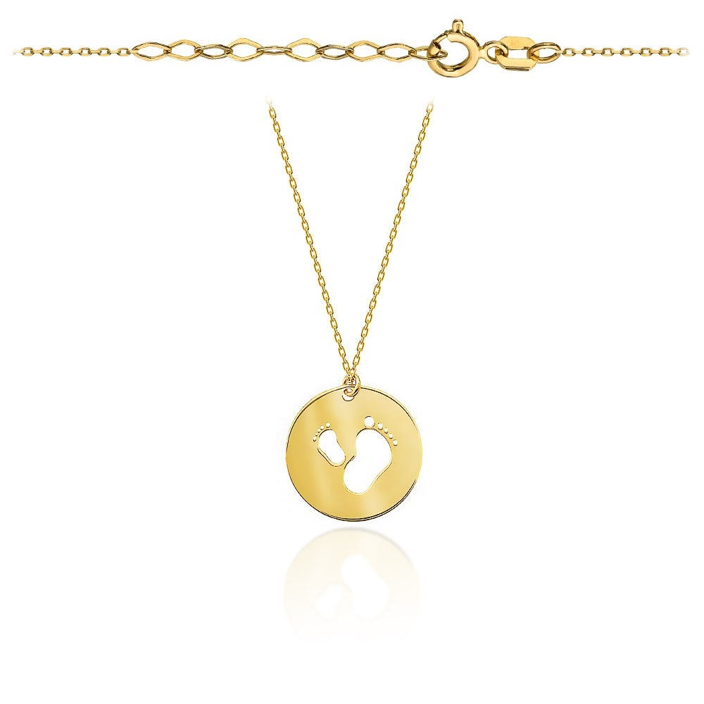 Colier Aur 14k cu Picioruse (Greutate: 1.46)