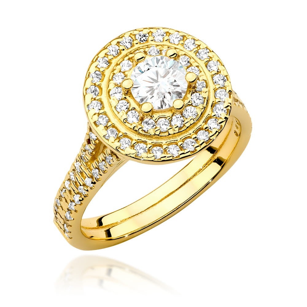 Inel Aur 14K cu Diamante Naturale 1.63 ct (Varianta: Galben)