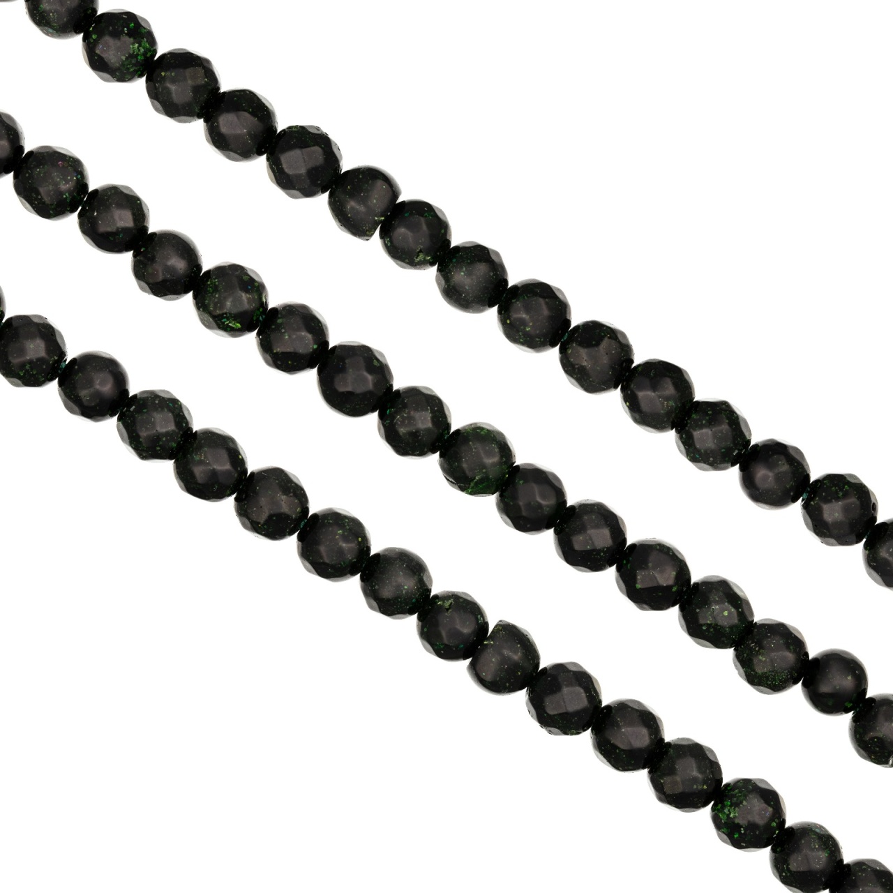 Sirag Green Goldstone fatetat 6mm