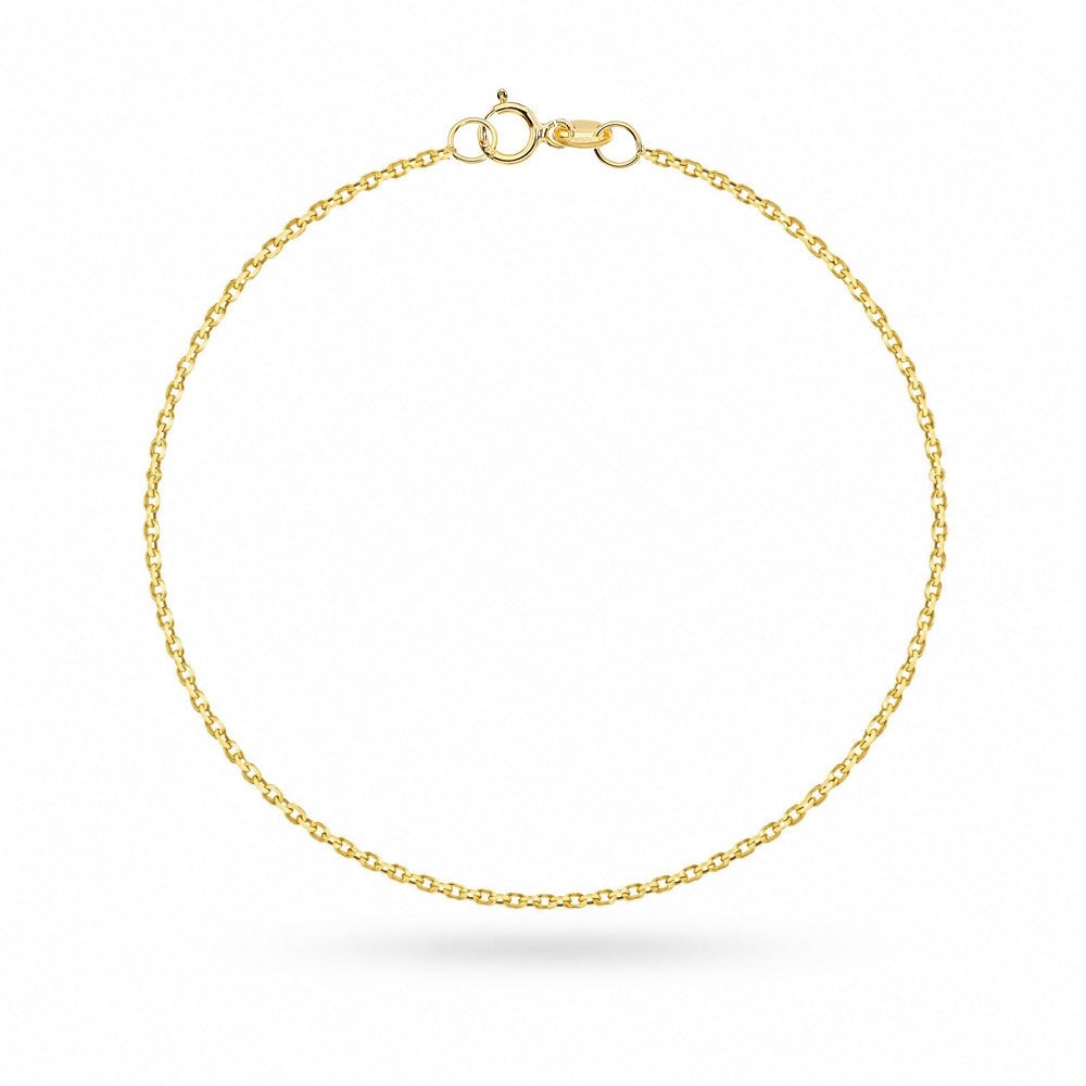Bratara De Picior Aur 14K - Model Rolo 1,4 Mm (Greutate: 1.17)