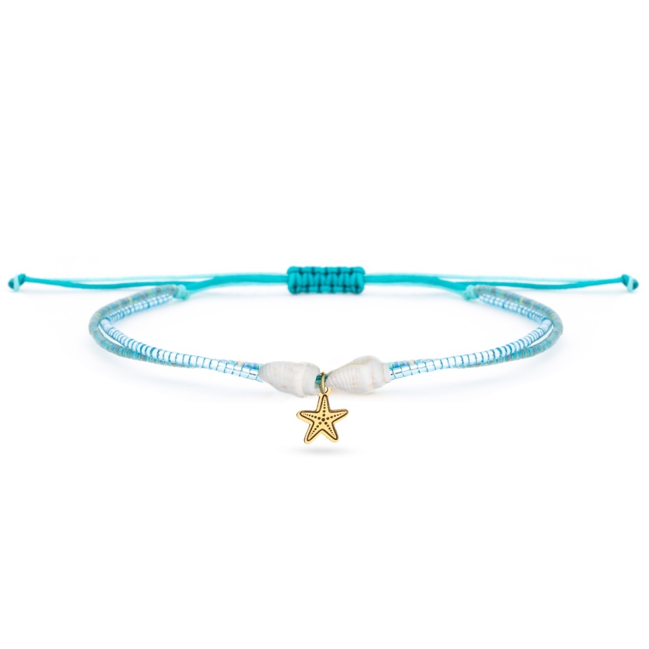 Brățară pentru picior - Star din AUR 14K