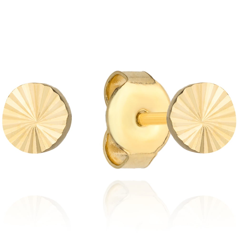 Cercei Aur 14k cu Model Ajurat (Greutate: 0.68)