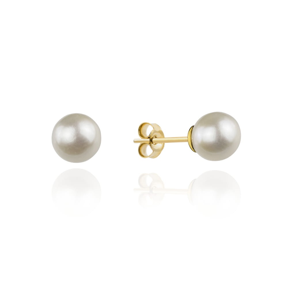 Cercei Aur 14k cu Perle (Greutate: 1.55)