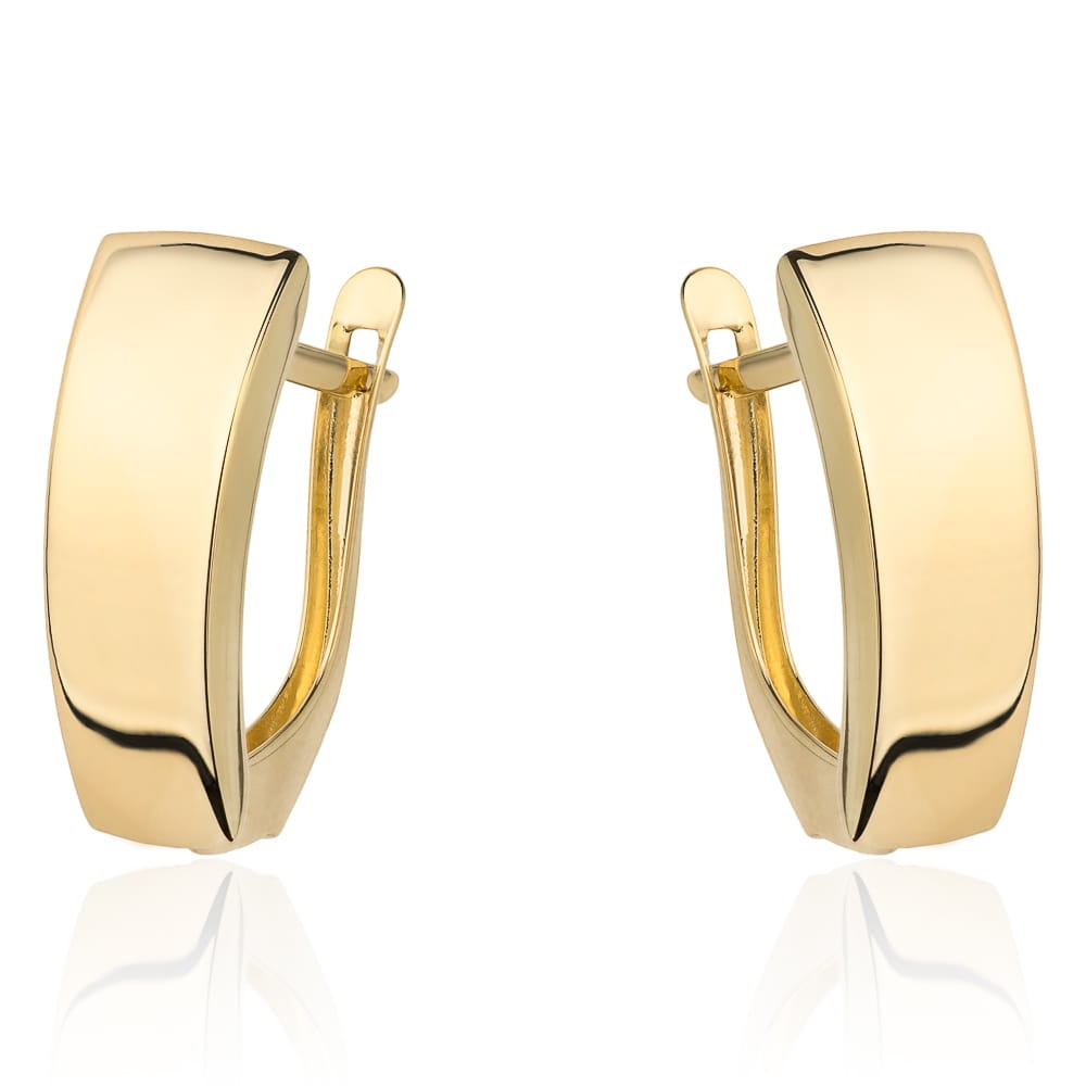 Cercei cu Inchizatoare Englezeasca - Aur 14k (Greutate: 1.51)