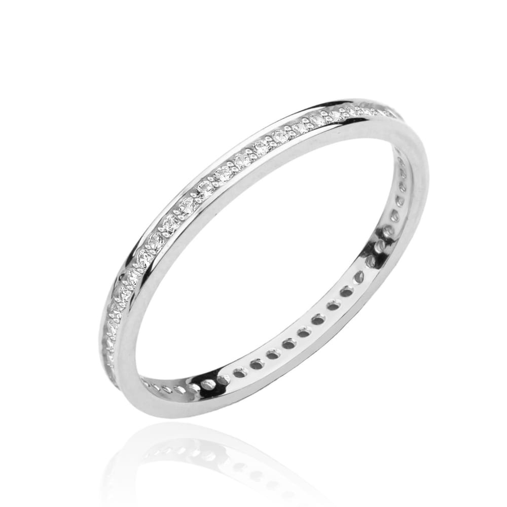 Inel Aur 14k cu Zirconii Albe (Greutate: 1.15, Măsură: 18)