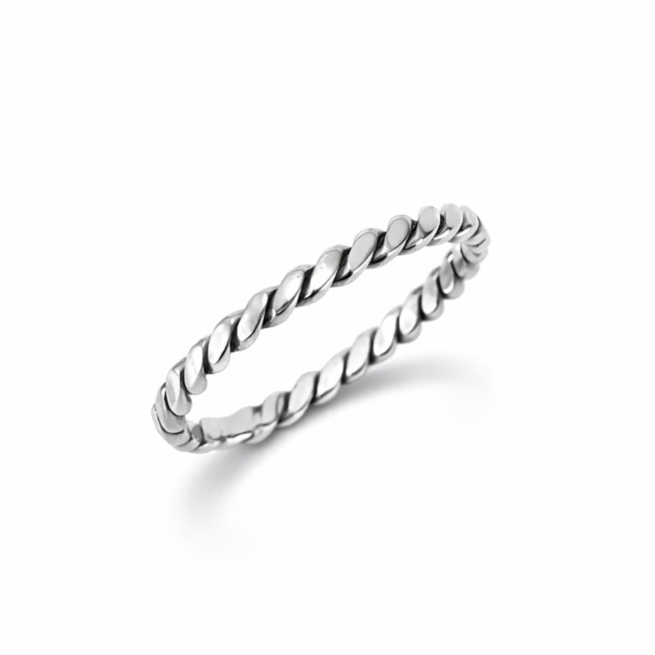 Inel Rope Minimal din Argint 925