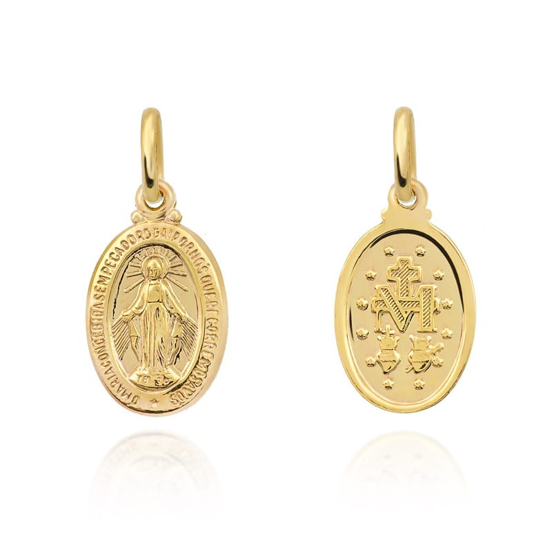 Pandantiv Aur 14k cu Fecioara Maria (Greutate: 1.06)