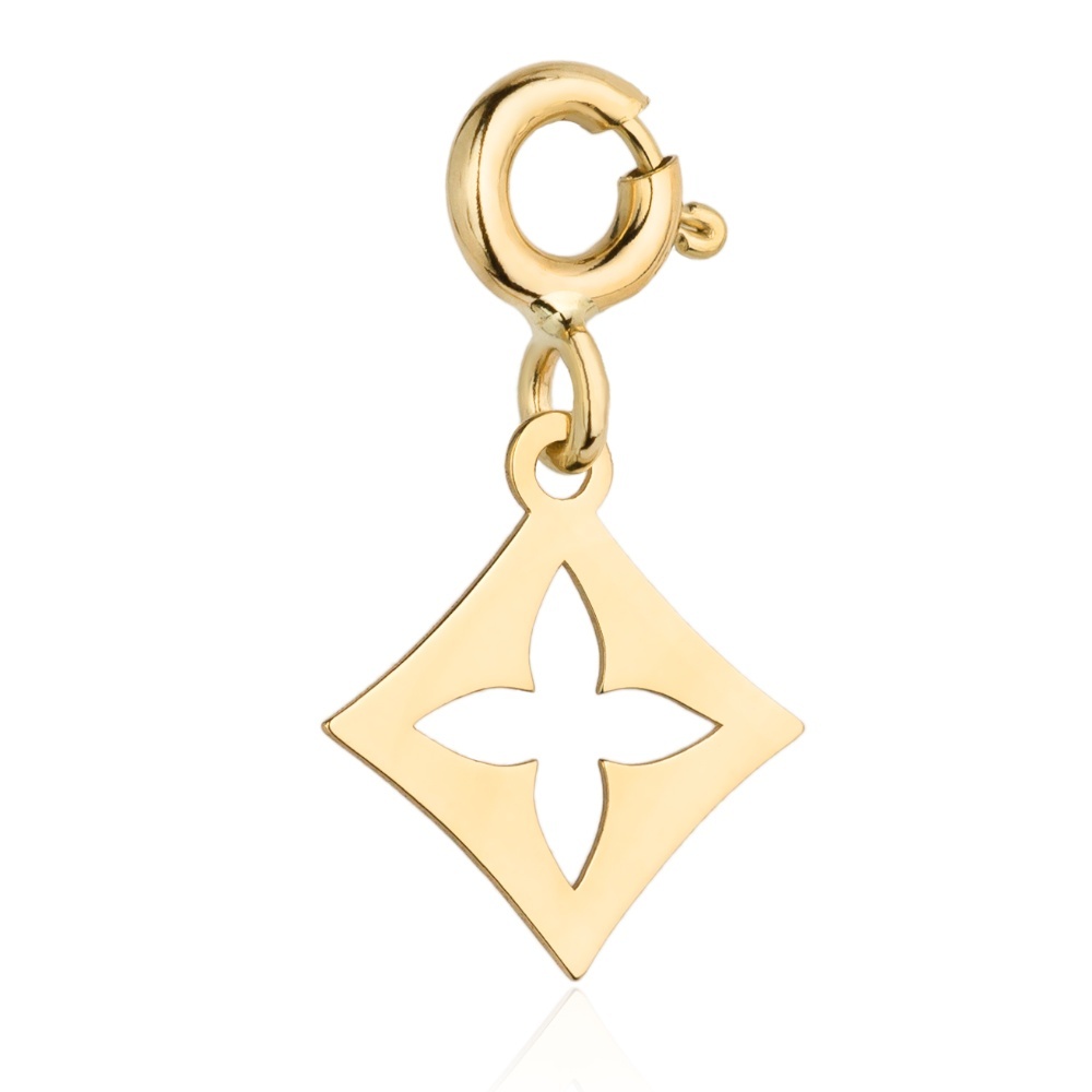 Pandantiv Aur 14k cu Floare (Greutate: 0.27)