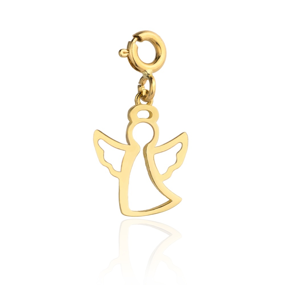 Pandantiv Charm Aniolek Aur 14K Galben (Greutate: 0.25)
