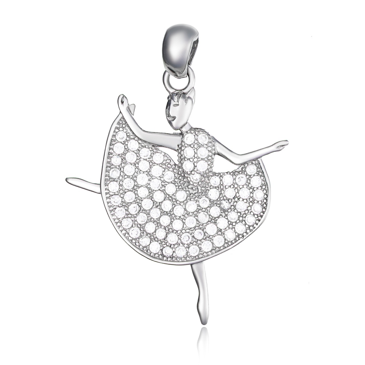 Pandantiv Dancing Queen din argint 925 2.3g