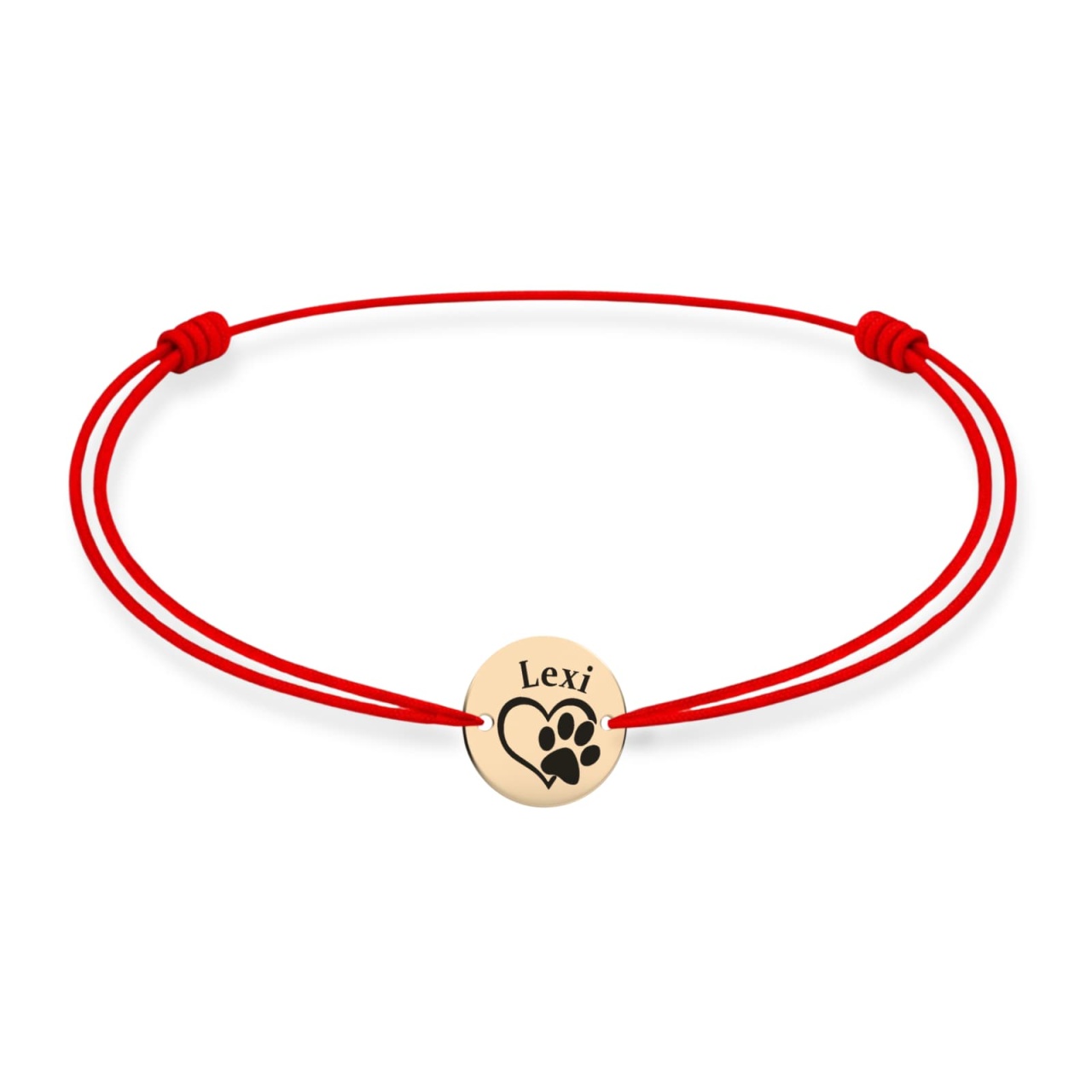Brățară Paw Love cu bănuț de 10mm din Aur 14K