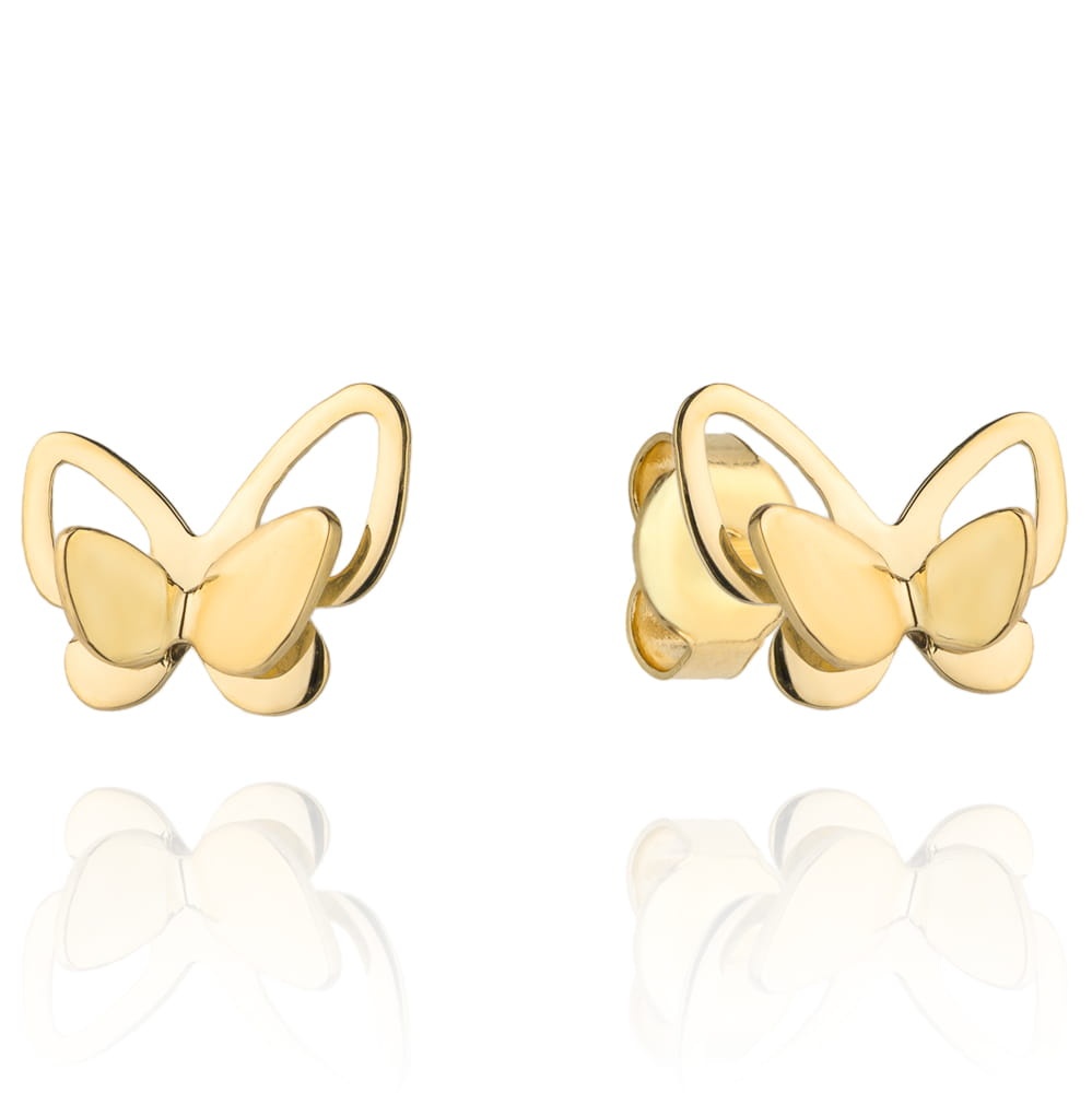 Cercei Fluture din Aur 14k (Greutate: 0.96)