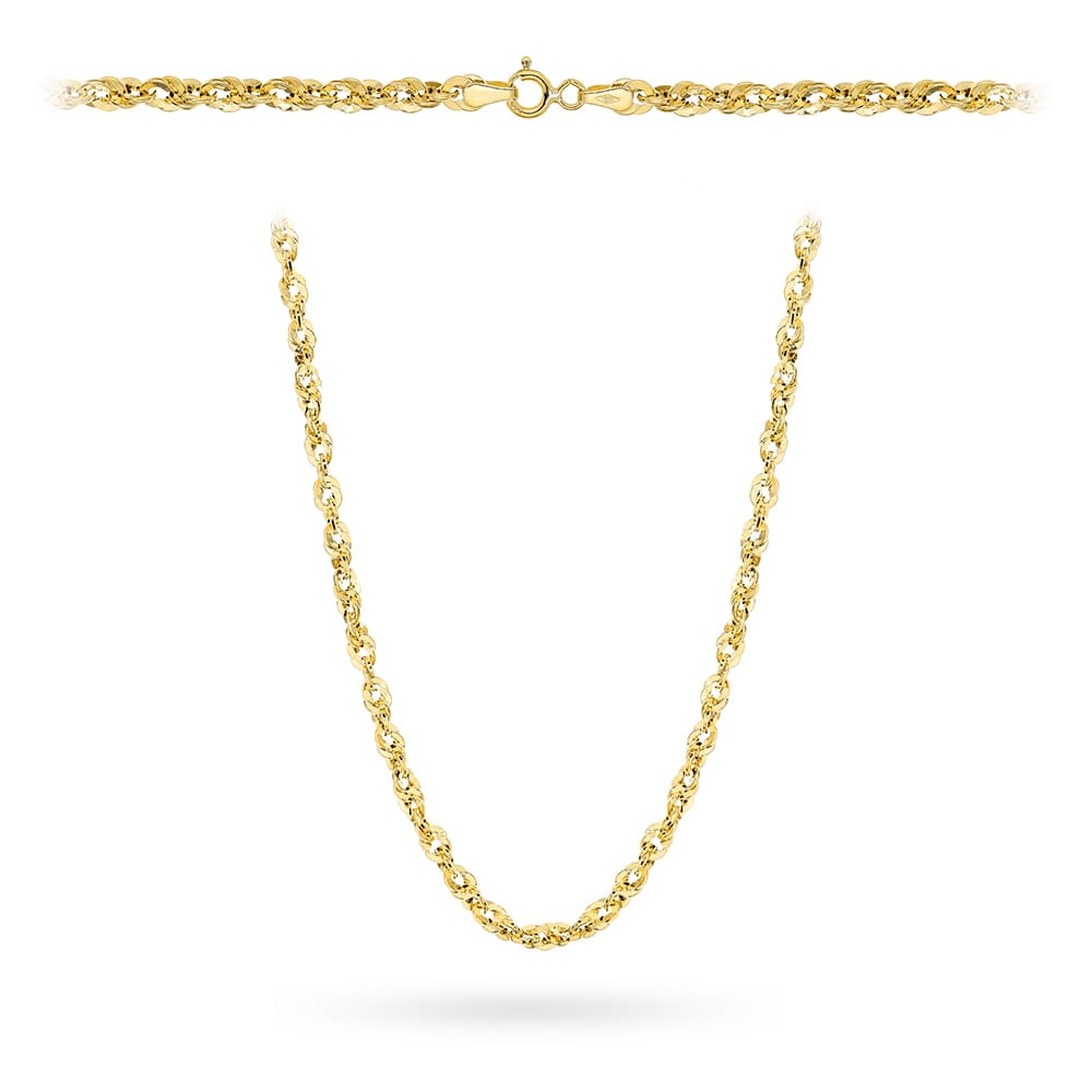 Colier Elegant Aur 14K Splot Irydia (Greutate: 5.23, Măsură: 50 cm)