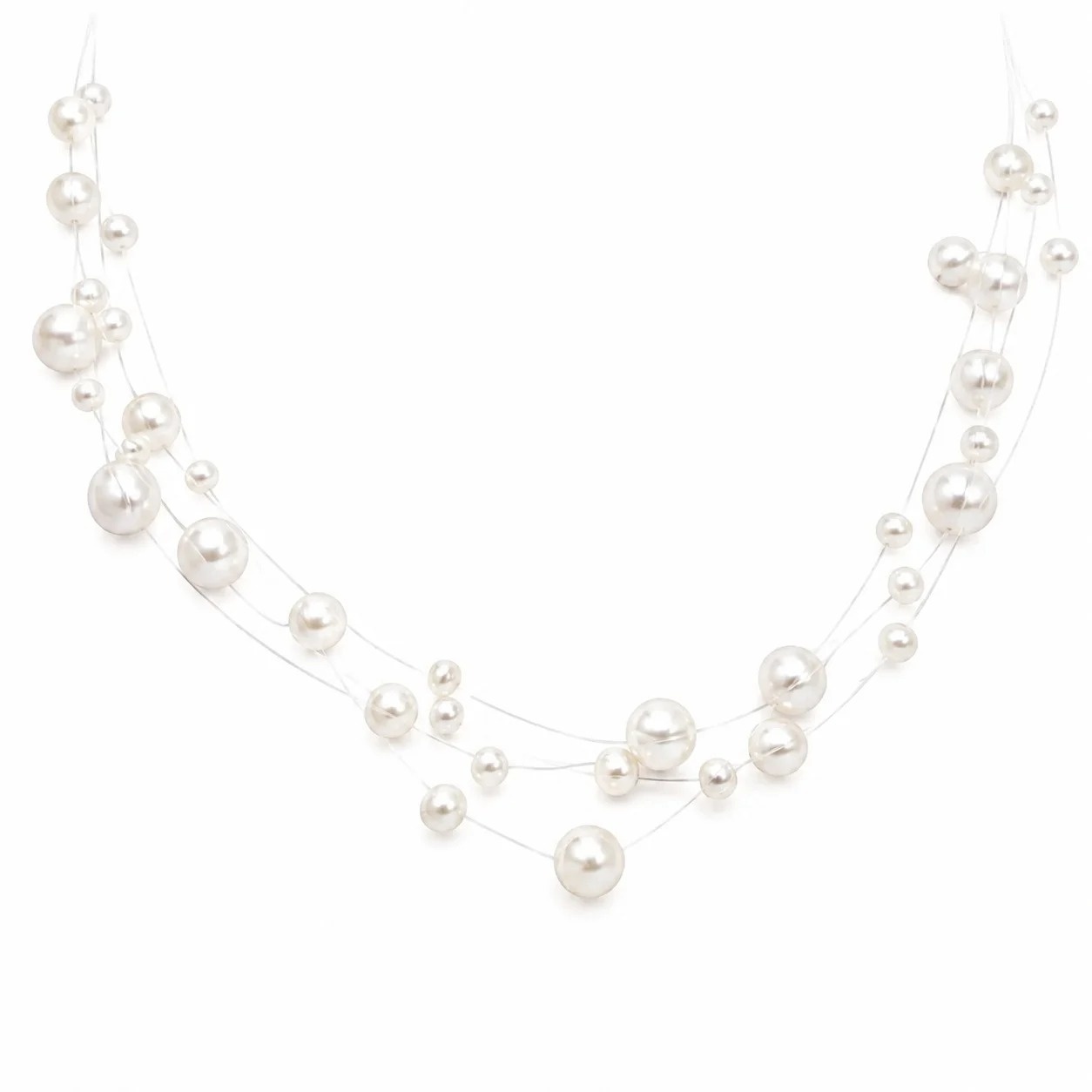 Colier Floating Pearls din Argint 925