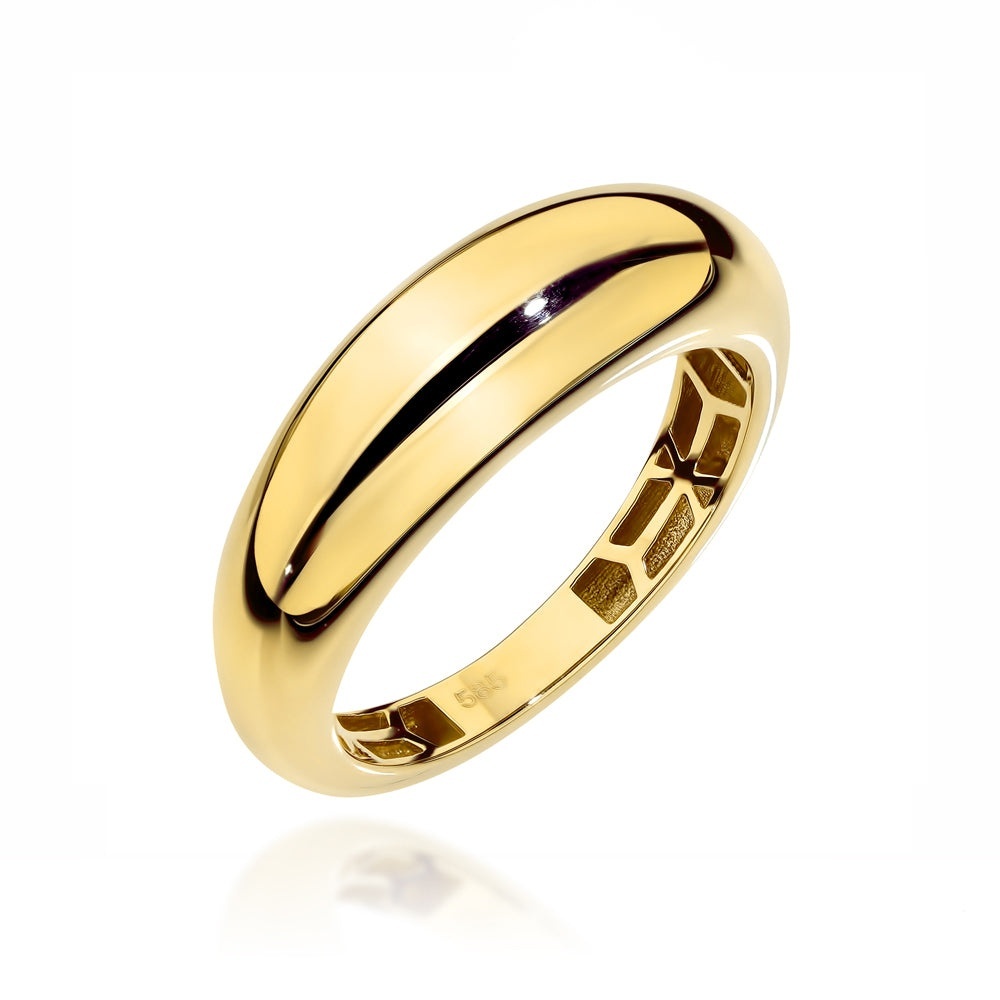 Inel Aur 14K Simplu - Eleganță Atemporală (Greutate: 1.90, Măsură: 11)