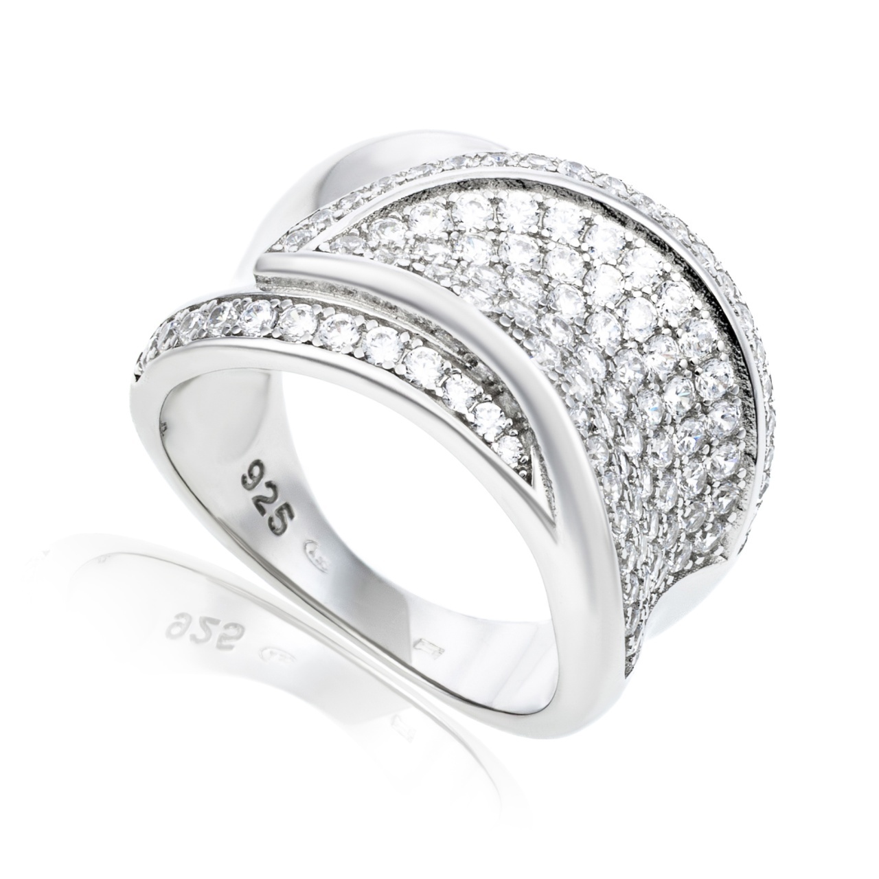 Inel Massive Rocks din Argint 925 7.3g (Mărime: M57)