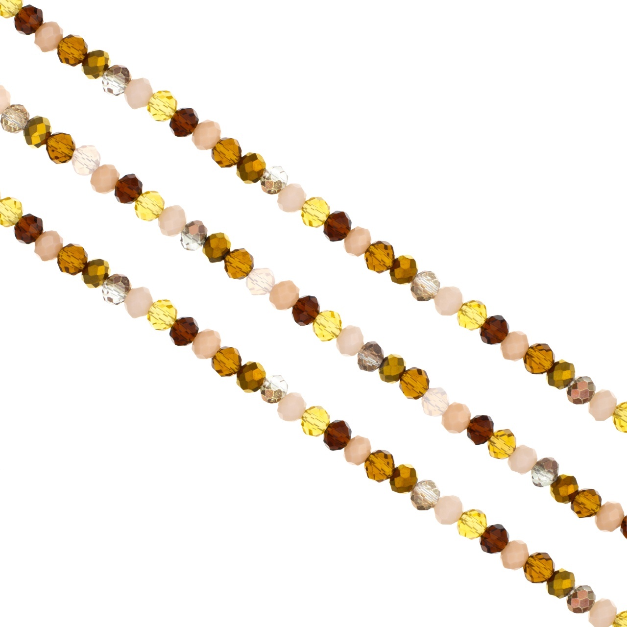 Mix cristale rondele 4mm multicolor chocolate ~ aprox 410 buc