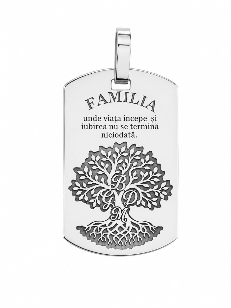 Pandantiv Copacul Familiei din Argint 925