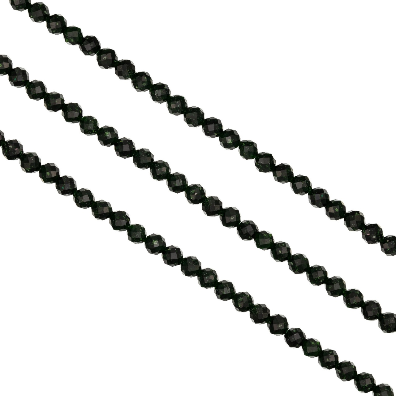Sirag Green Goldstone fatetat 4mm