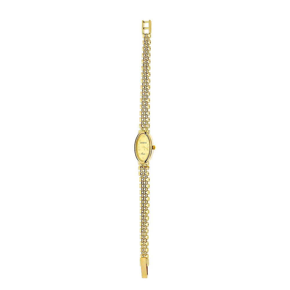 Ceas Aur 14K cu Cadran Oval (Greutate: 17.47)
