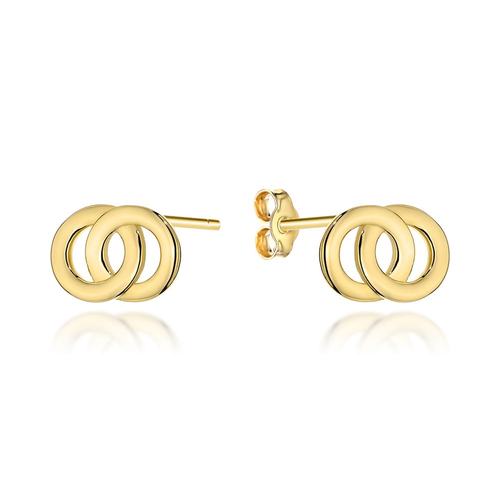 Cercei Aur 14K, Model Împletit (Greutate: 1.00)