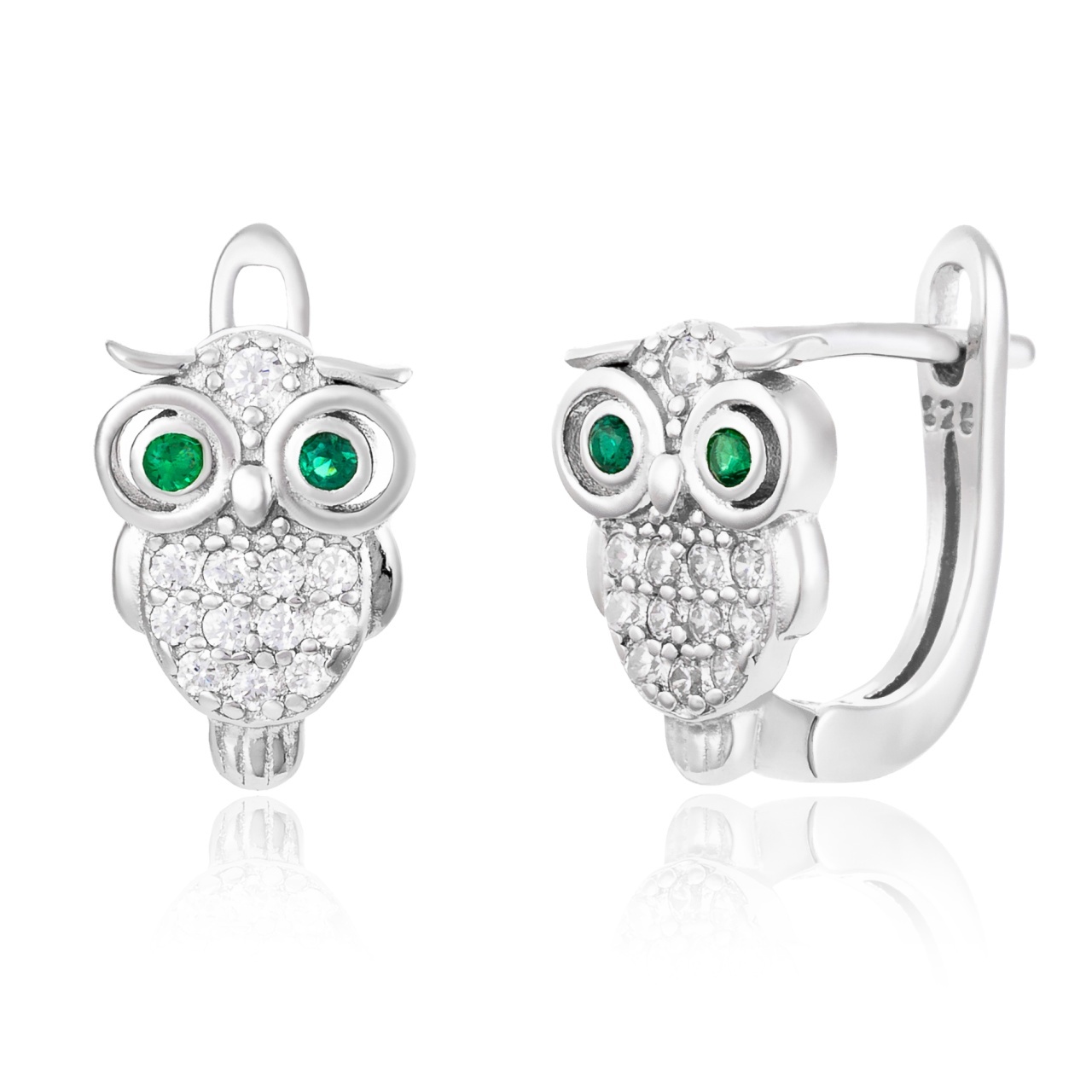 Cercei Owls din argint 925 2.60g