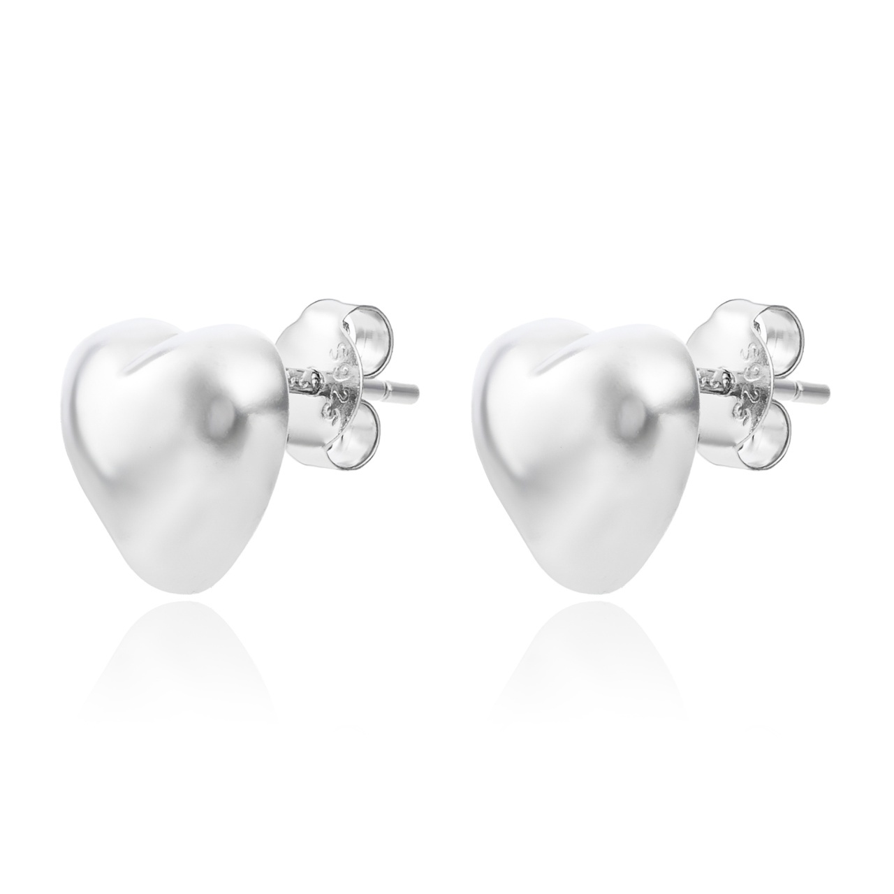 Cercei Shine Heart din argint 925 2.60g