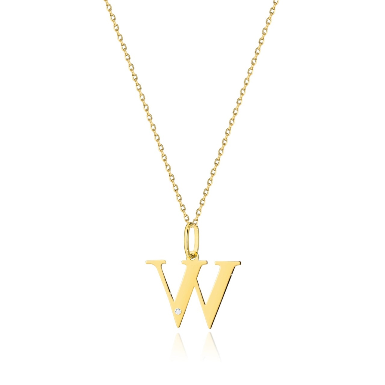 Colier Aur 14K cu Diamant Natural 0.01 ct (Varianta: Galben)