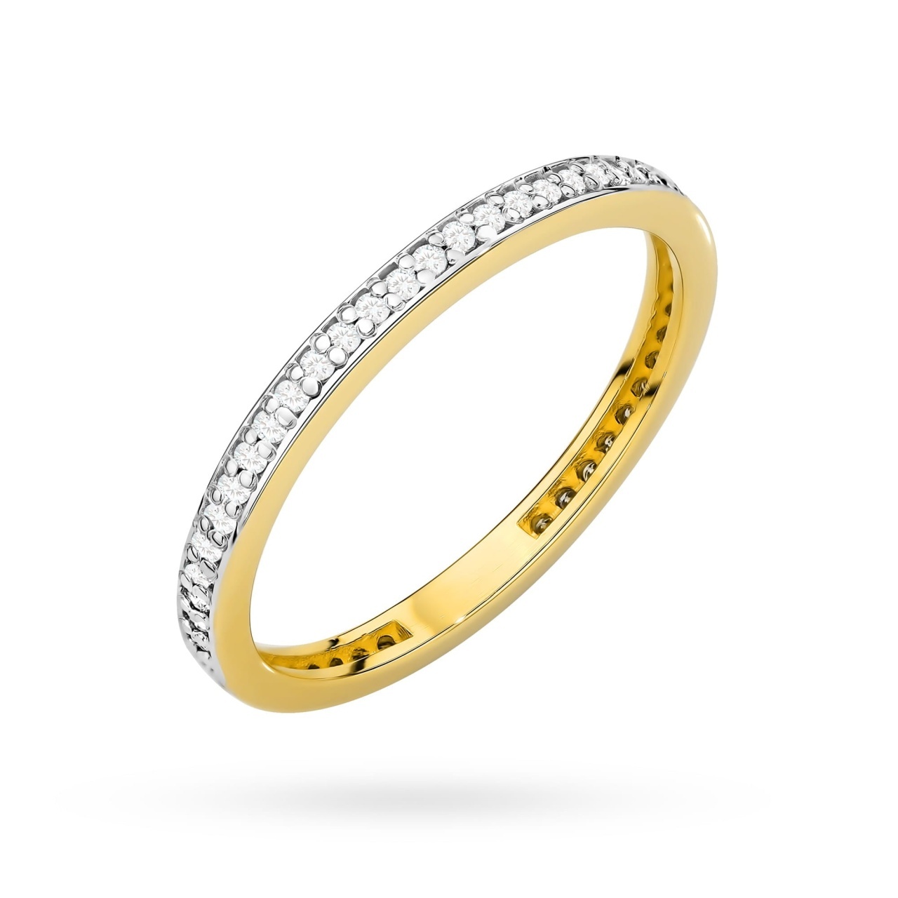Inel Aur 14K cu Diamant Natural (Varianta: Roz)