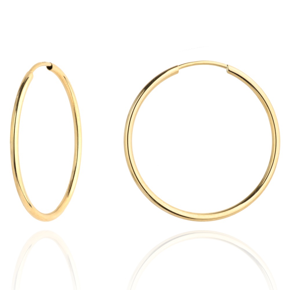 Cercei Creole Aur 14K, 6 cm (Greutate: 3.14)