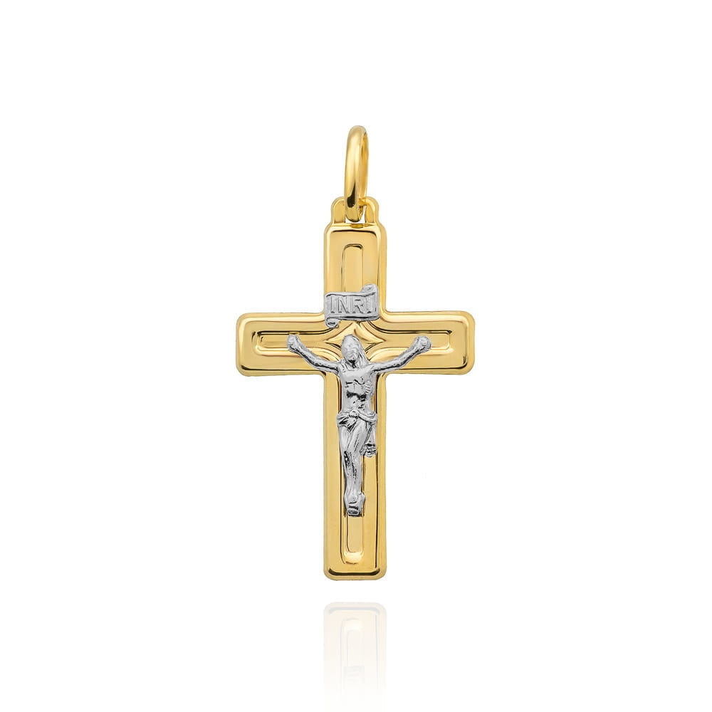 Pandantiv Aur 14k cu Iisus Rastignit (Greutate: 0.87)