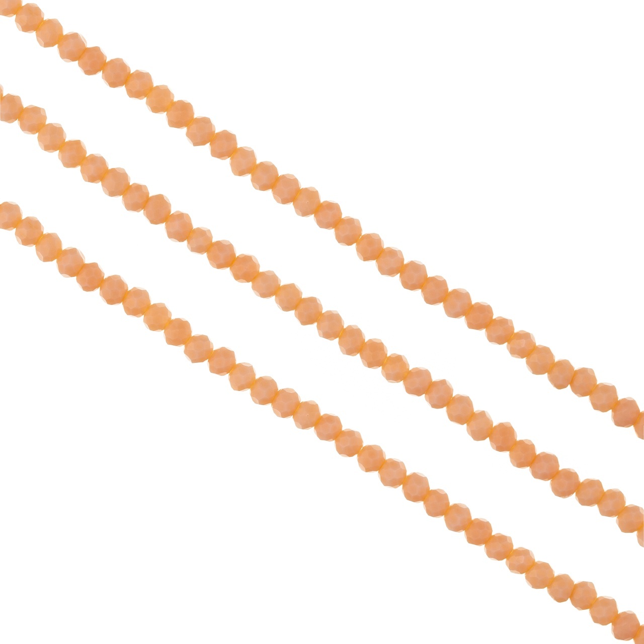 Șirag cristale rondele 3mm - Beige Desert Rose