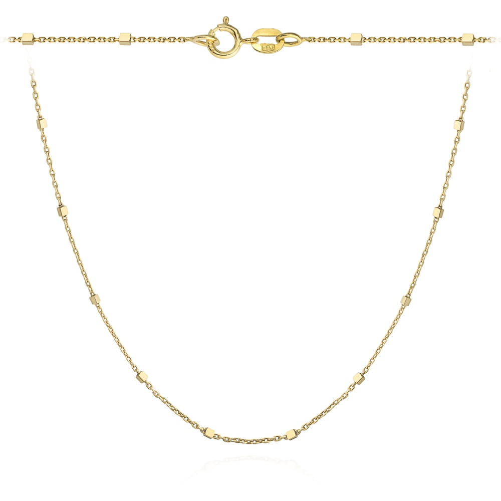 Colier cu Pandantiv Cub- Aur 14k (Greutate: 1.80)
