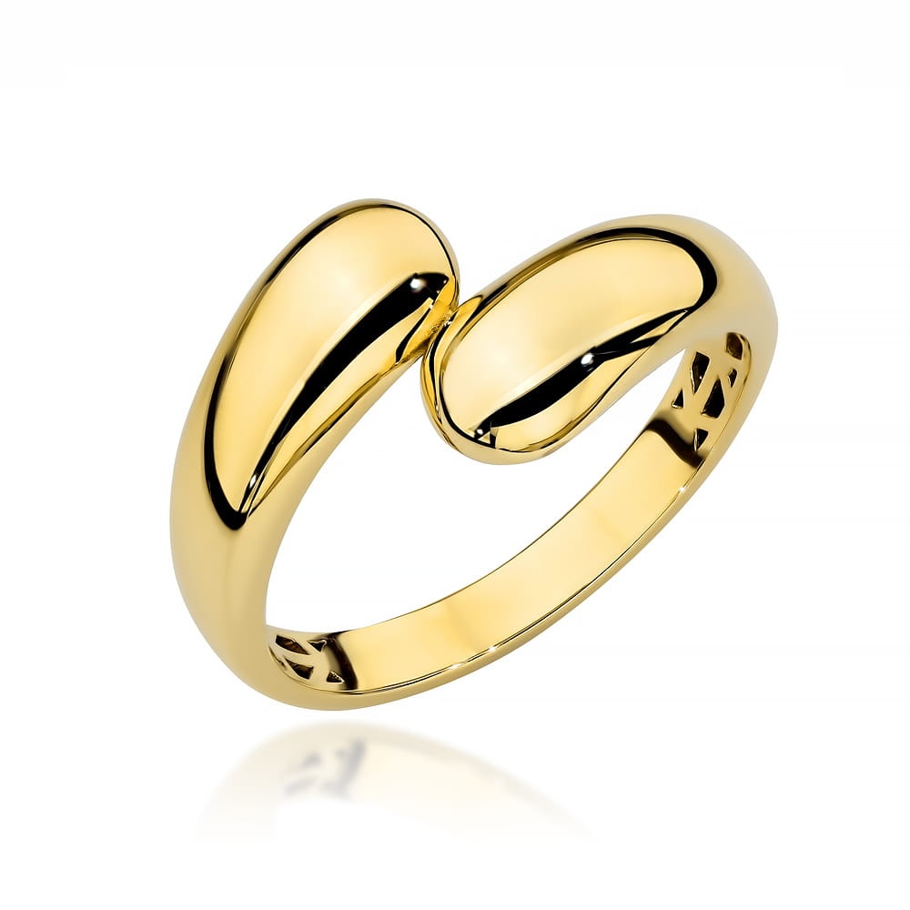 Inel Aur 14K Lacrimi Împletite (Greutate: 1.95, Măsură: 12)