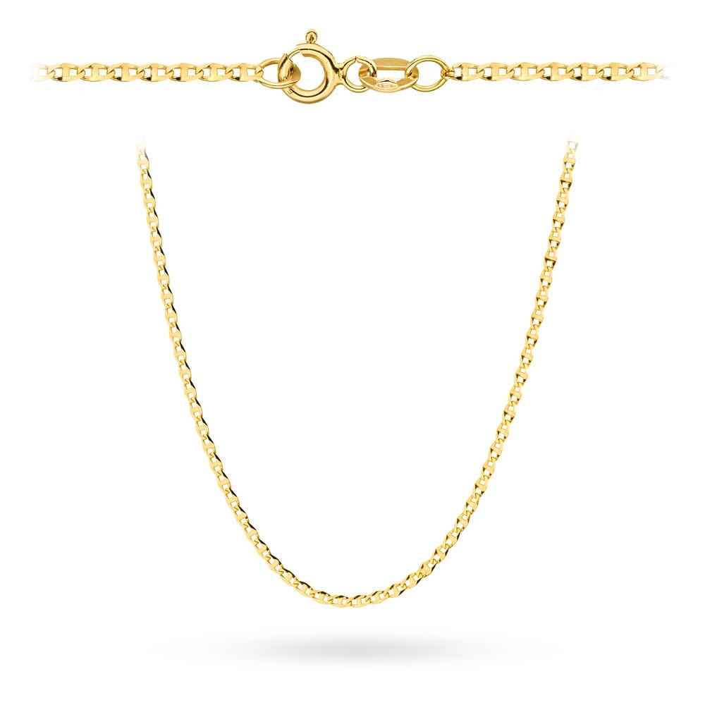 Lanț Aur 9K - Splet Gucci 50 cm (Greutate: 1.70)