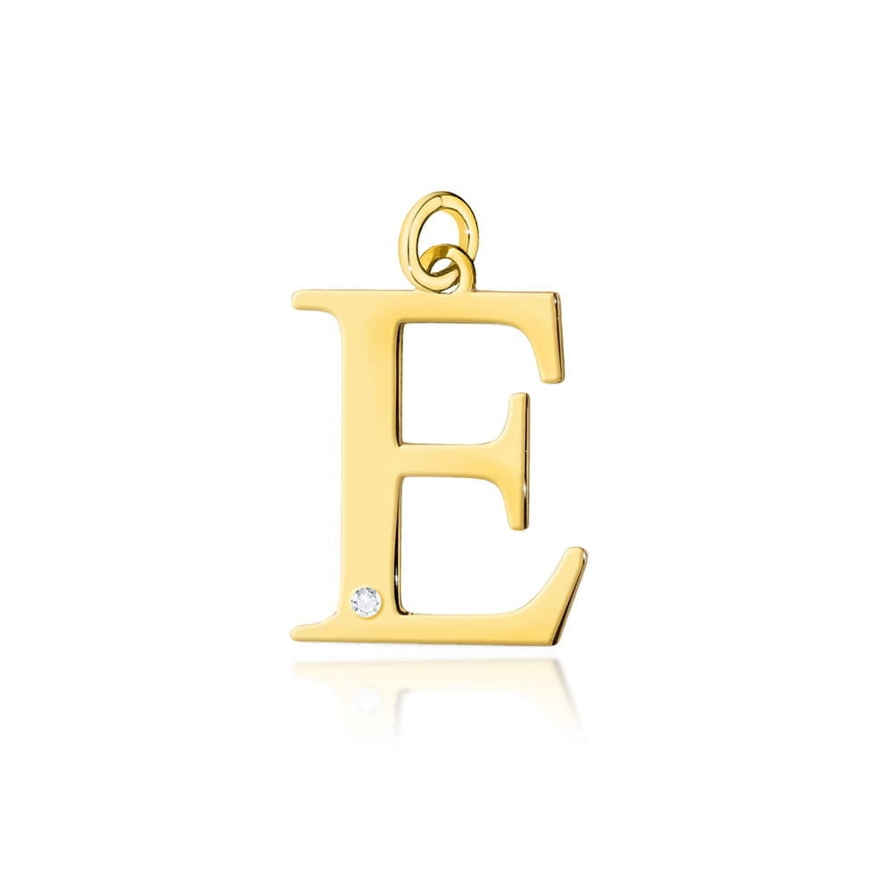 Pandantiv Aur 14K cu Diamante Naturale 0.01 ct