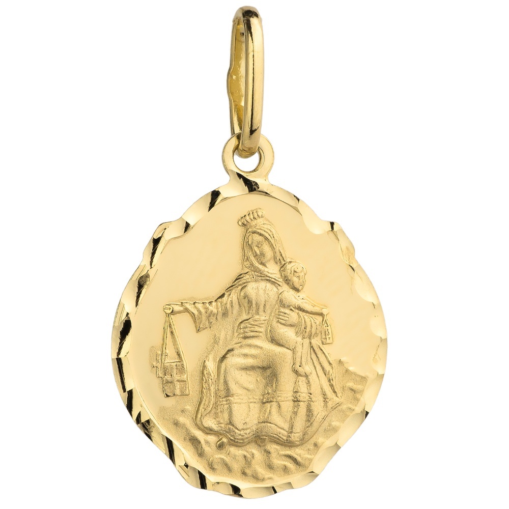 Pandantiv Aur 14k cu Fecioara Maria si Iisus (Greutate: 1.81)