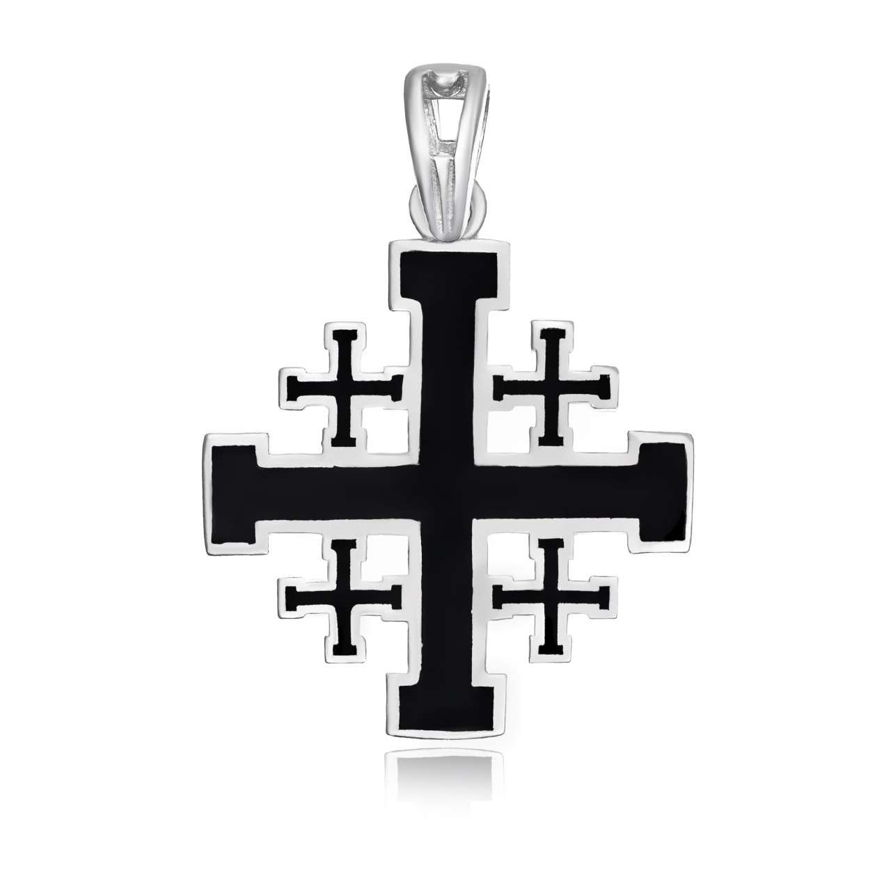 Pandantiv Holy City din argint 925 si email 4.10g