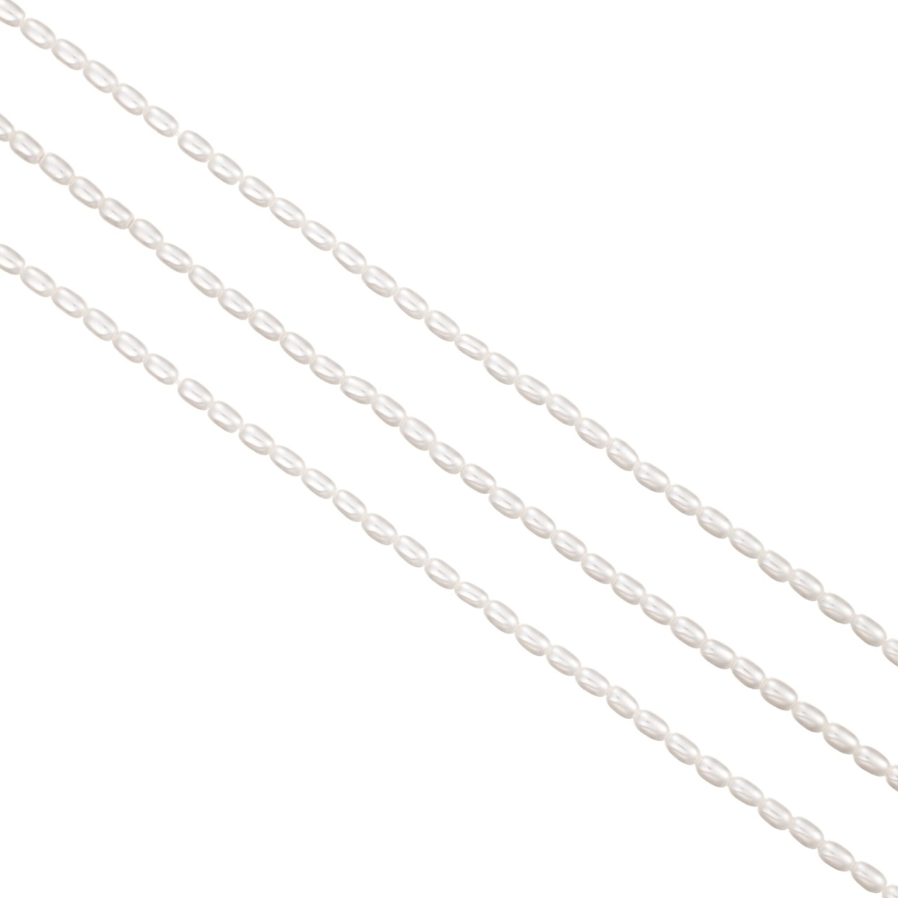 Sirag Perle Mallorca bob de orez 3.5mm - alb perlat