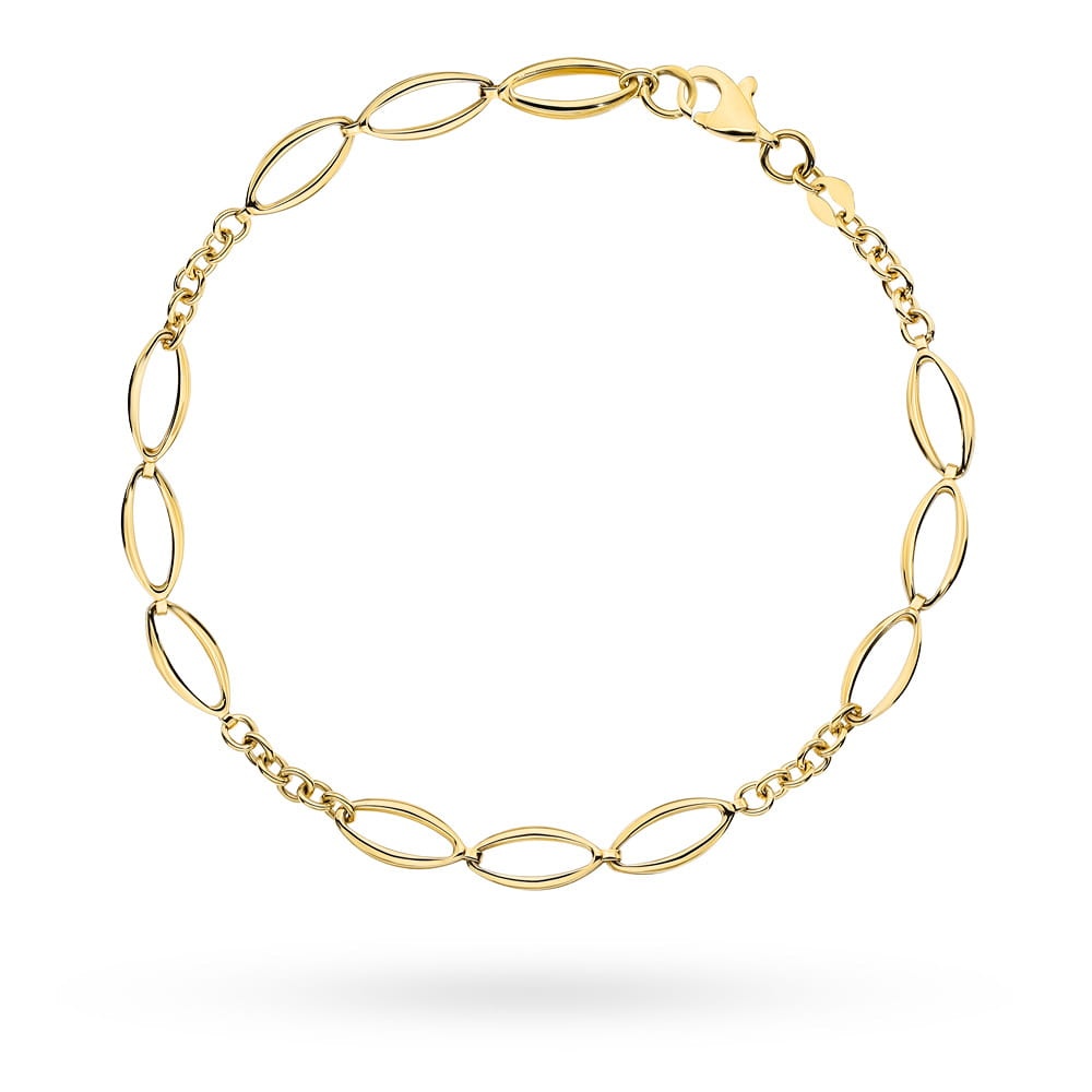 Bratara Aur 14k cu Model Oval (Greutate: 2.82)