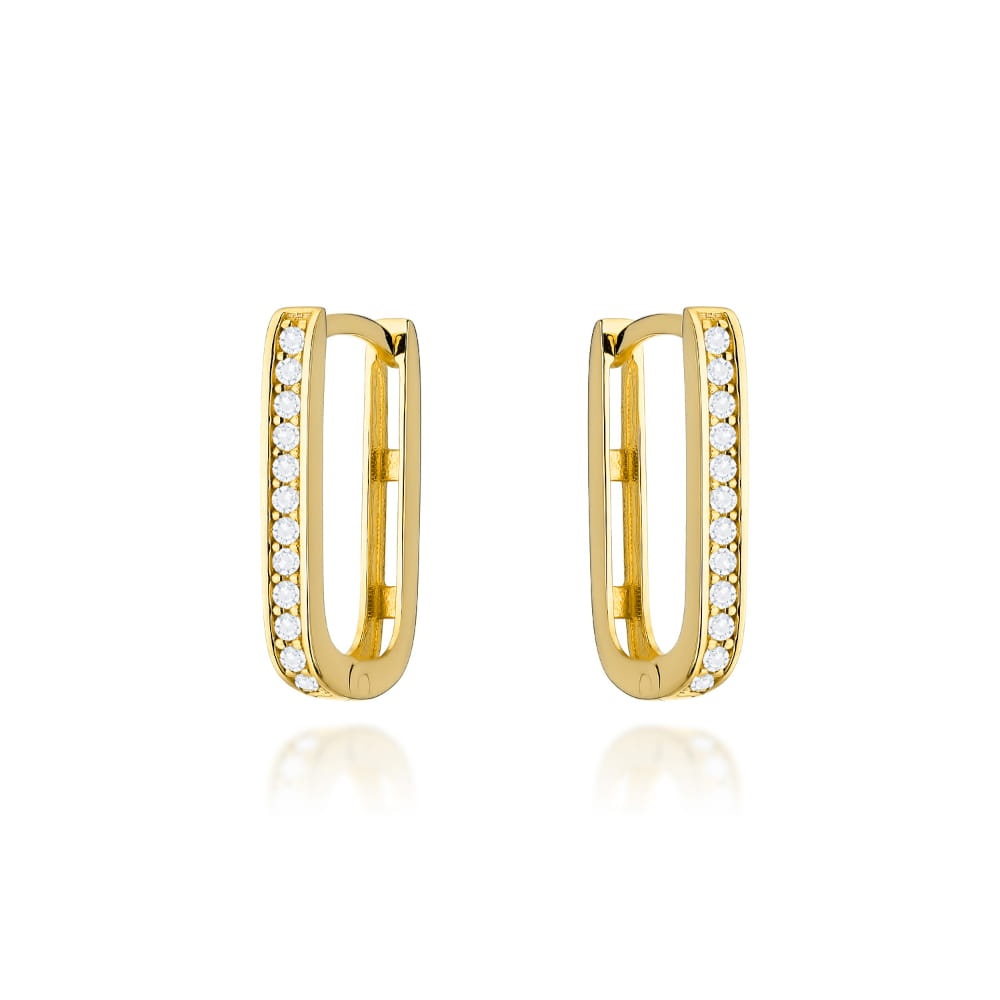 Cercei Aur 14k cu Zirconii (Greutate: 1.36)