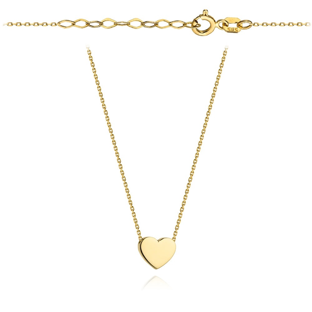 Colier Aur 14k cu Inima (Greutate: 1.41)