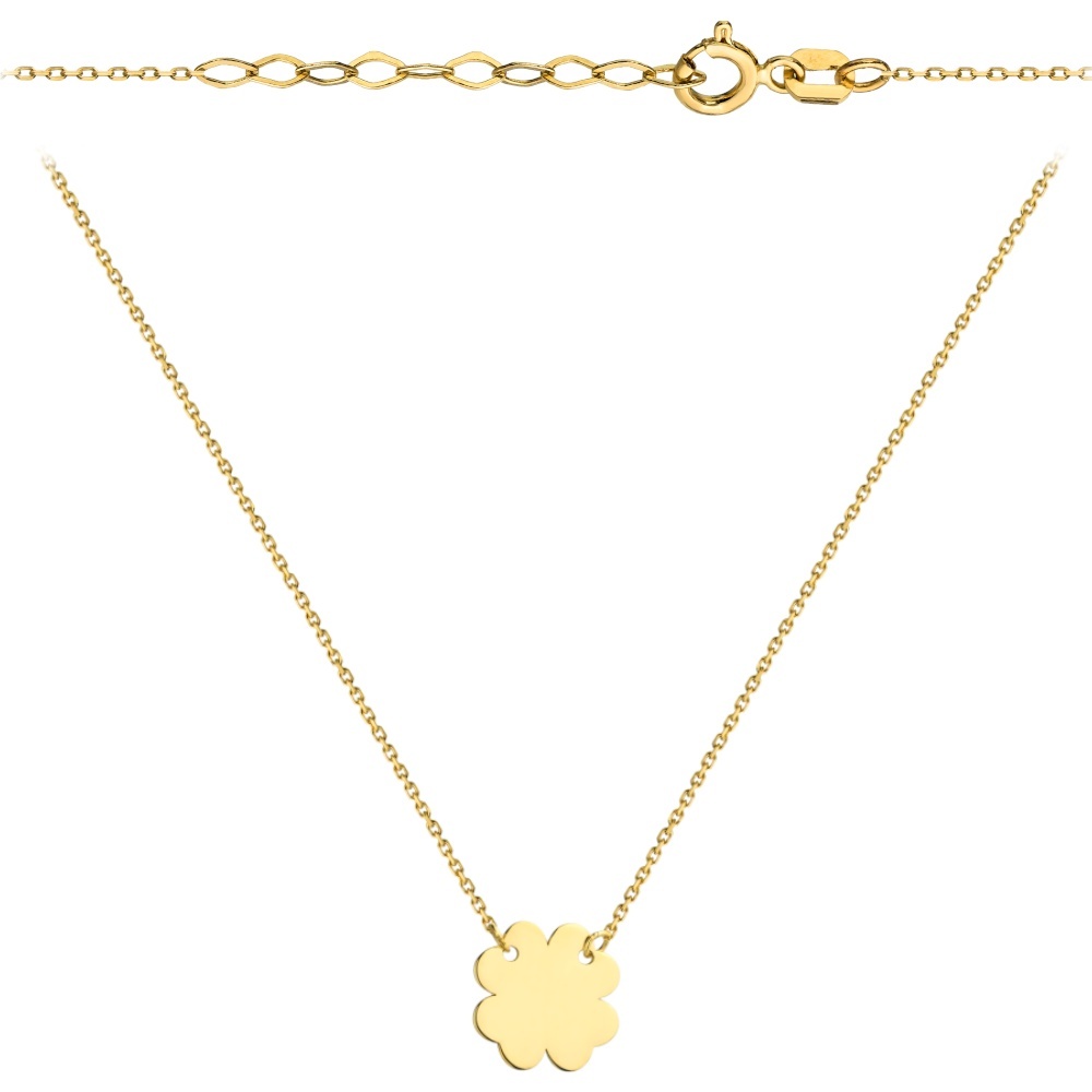 Colier Aur 14k cu Trifoi (Greutate: 0.98)