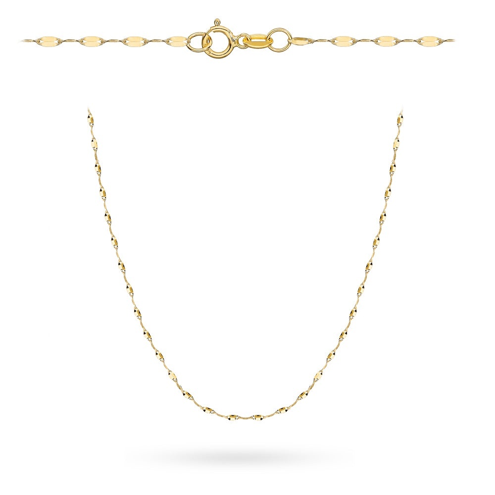 Colier Aur 9K - Eleganță Simplă (Greutate: 0.64, Măsură: 40 cm)