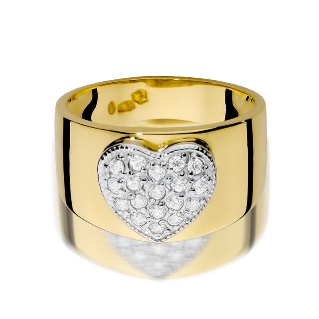 Inel Aur 14K cu Diamante Naturale 0.26 ct (Varianta: Galben)