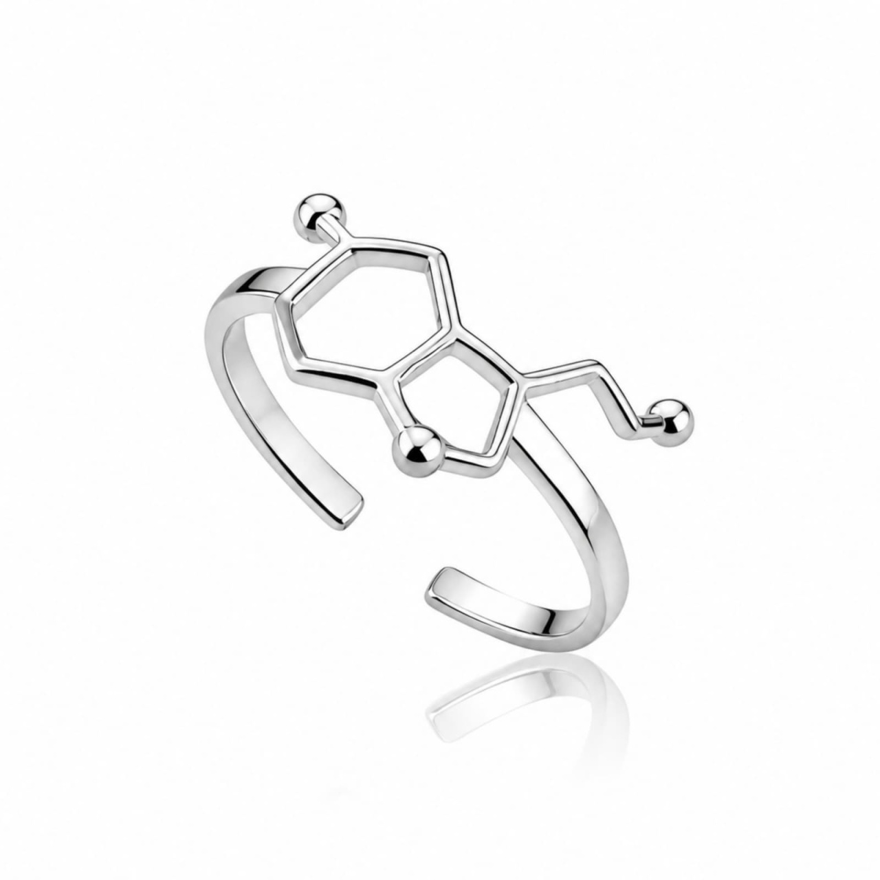 Inel Serotonina din argint 925 (Material: Argint Placat cu Aur Galben)